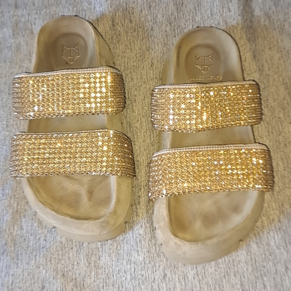 Naked Wolfe Valencia Gold Diamond Nylon